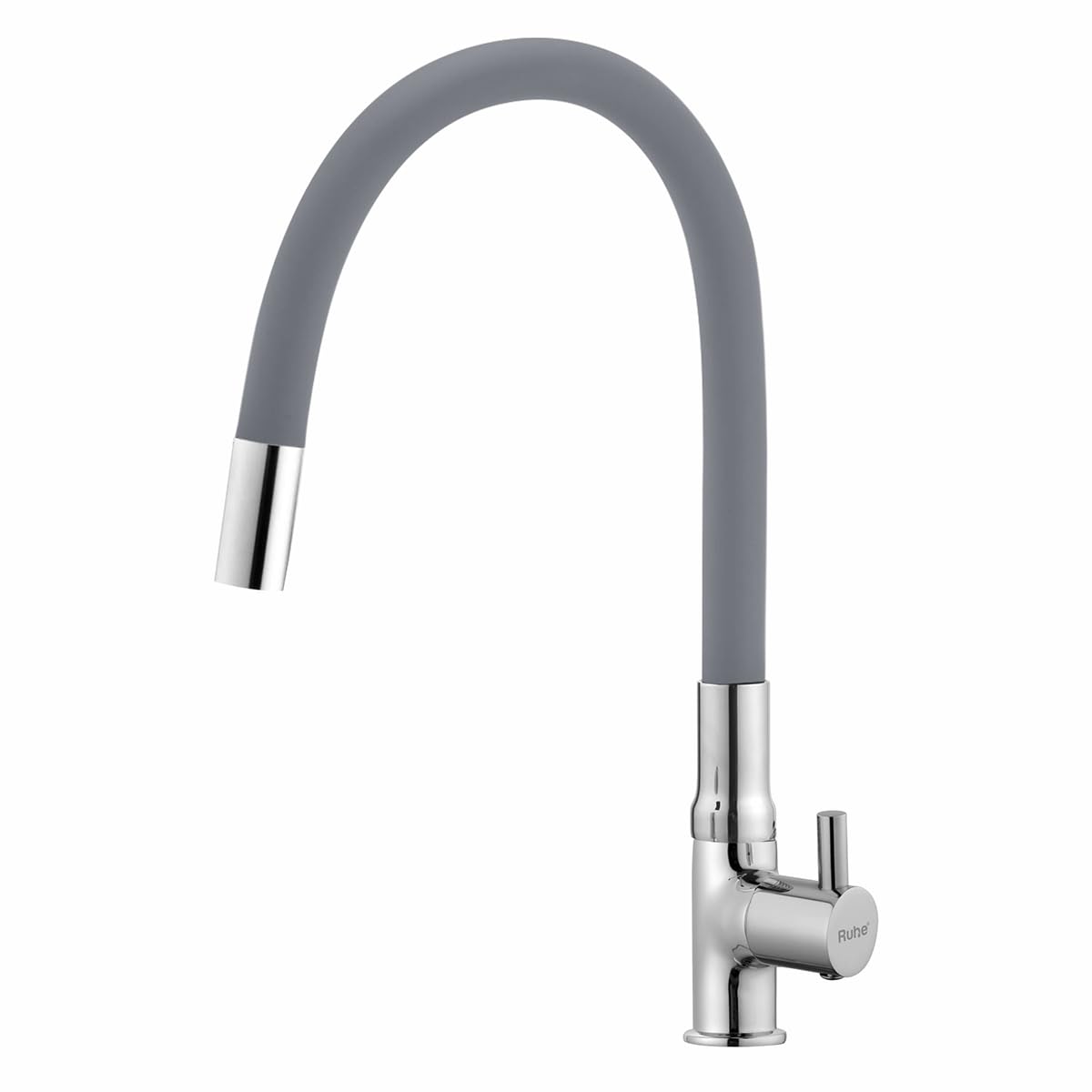 Ruhe Kara Swan Neck Faucet - Grey Kitchen Tap -2