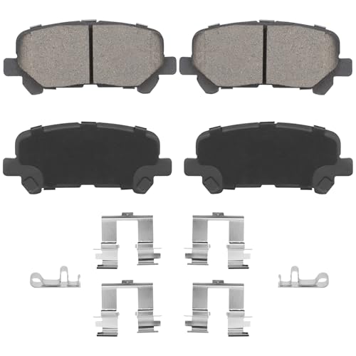 Rear Ceramic Brake Pads Set for Honda Odyssey 2011-2017, Pilot