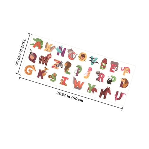 Vinilos Decorativos Alfabeto con Animales Cartoon 26 Letras miniatura 2