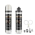 WINGSOL WINGSOL Under Sink Water Filter, Anti-Clogged Water Filter for Sink Faucet Reduces Chlorine, Heavy Metals, Sediment, Bad Taste, NSF/ANSI 42 & 53, 8K, 2 Filter Cartridges Included