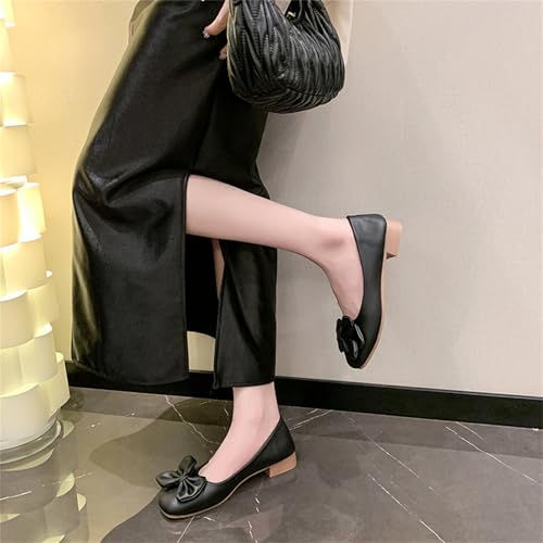 Chaussures décontractées à la mode ballerines plates confort bout rond