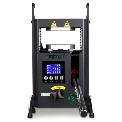 LTQ Vapor Rosin Presse 4 Tonnen Maschine 600 W Kolophonium-Extraktionsmaschine KP-4 für Kolophonium und getrocknete Blumen mit Temperaturregelung