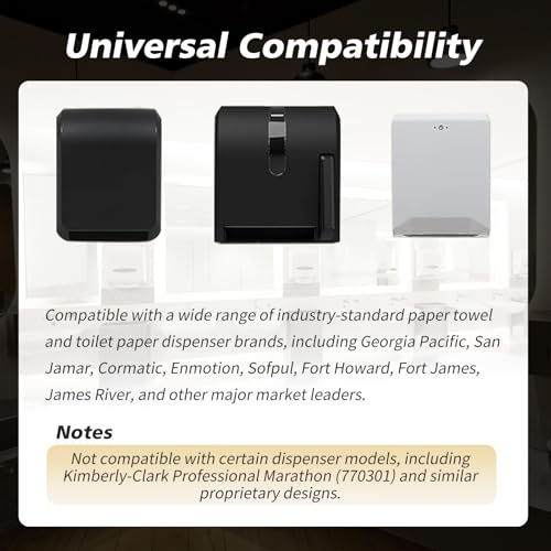 Image of Paper Towel Dispenser Key Universal Dispenser Replacement Key Compatible for Georgia Pacific Paper Towel and Toilet Paper Dispensers 10Pcs Universal Dispenser Key + 5 Pack Keychain (15)