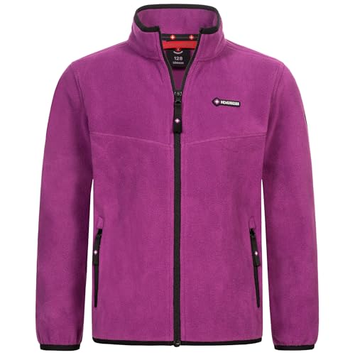 Höhenhorn Leggon Kinder Fleece Jacke Lila/Schwarz Gr. 152