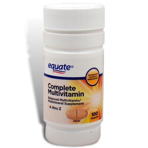 Equate - Complete Multivitamin Multimineral, 100 Tablets