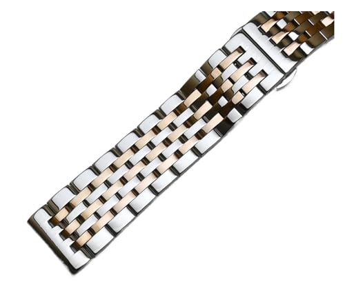 Run Ken EHb`XgbvuXbg12mm 14mm 16mm 17mm 18mm 19mm 20mm 21mm 22mm 23mm 24mmXeX|rvohT41Vo[S[h(Silver rose gold,17mm)