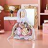 GLEAVI Bestickte Kleine Beuteltasche mit Kordelzug und Blumenmuster Abendclutch für Damen Handtasche für Hochzeit Dinnerparty und Festliche Anlässe #5