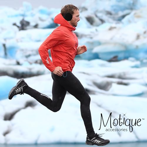 Motique Solid Polar Fleece Ear Warmers for Men and Women