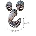 MFGCH Bark Ghost Face Facial Features Decor, Old Man Tree Hugger Tree Face Statues, Garden Decoration, Garden Whimsical Sculpture Outdoor Peeker Props Yard Art Decoration Funny