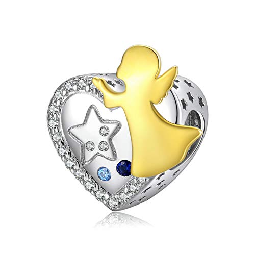 Bracelet en argent 925 avec charms colorés : idée cadeau de Saint-Valentin