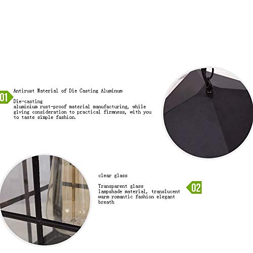 Lámpara de techo para terraza de estilo retro que transforma tus cenas al aire libre 3