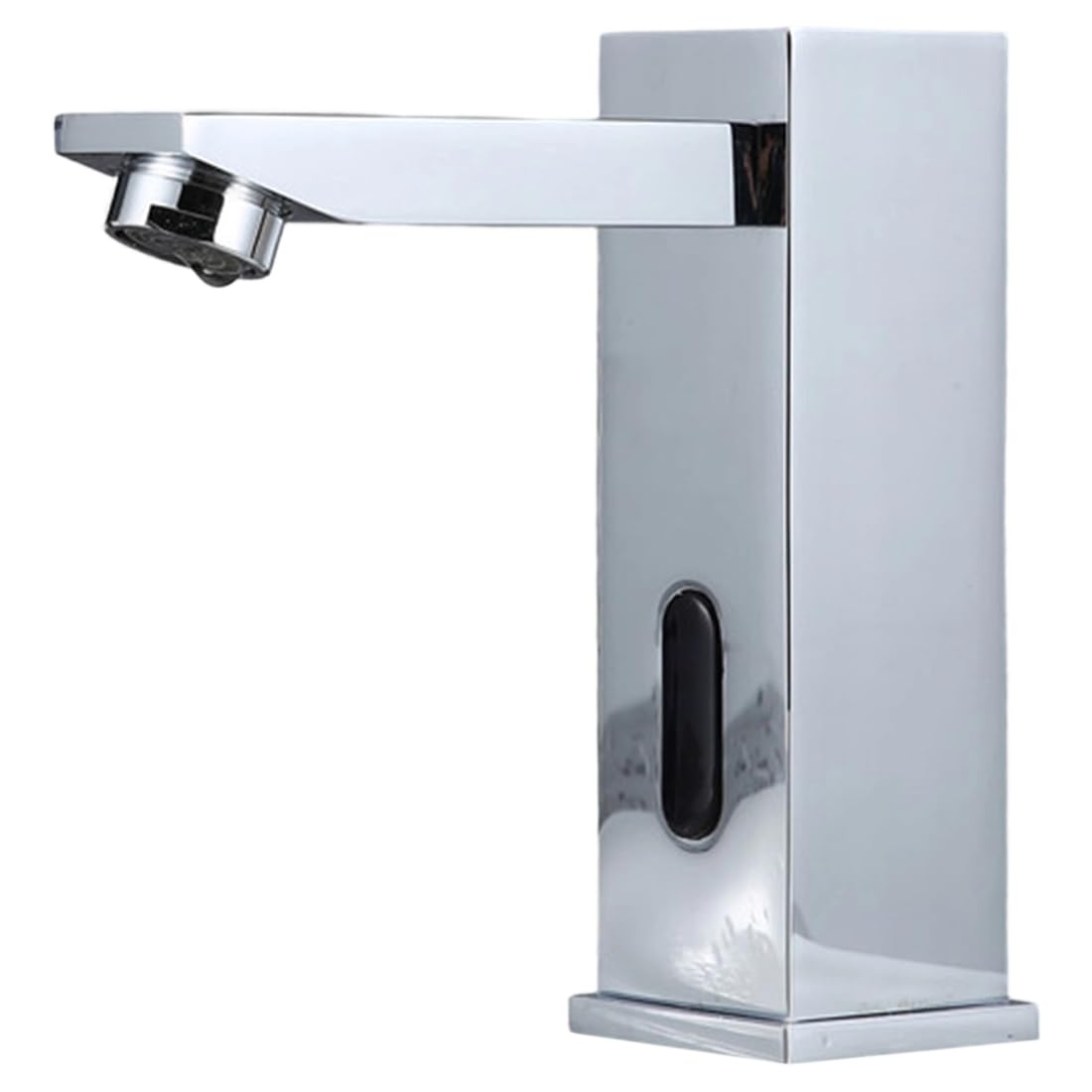 Jnchdghwa As Shown Infrared Motion Sensor Tap Faucet Touchless Bathroom Sink Toilets Basin Deck Mounted Intelligent Automatic Square Design