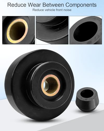 Image of Radiator Mounting Kit Polyurethane Fit for Peterbilt 377 379 385 386 387 | Replace 53D6 x4, 53D2 x4, for Model with Coolant Fill on Firewall