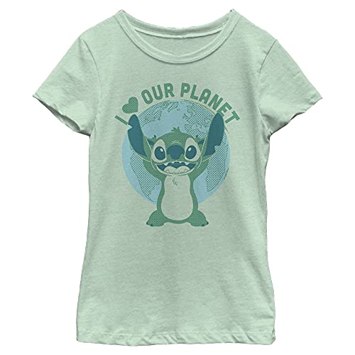 T-shirt Stitch fille vert menthe confortable taille M pour ado