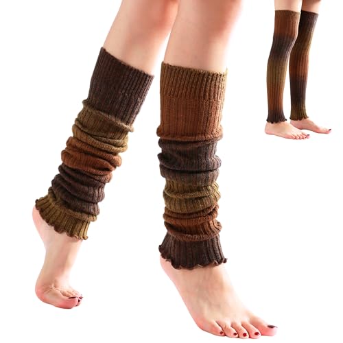 Soxbang 23 Inch Long Leg Warmers for Women Baggy Leg Warmers Y2K Colorful Leg Warmers Over the Knee