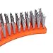 Oreilet Floor Scrub Brush Head, Indoor Outdoor Scrub Broom Head with Hard Nylon, Easy Installation, for Deck, Industrial Kitchens, Floor, Garage