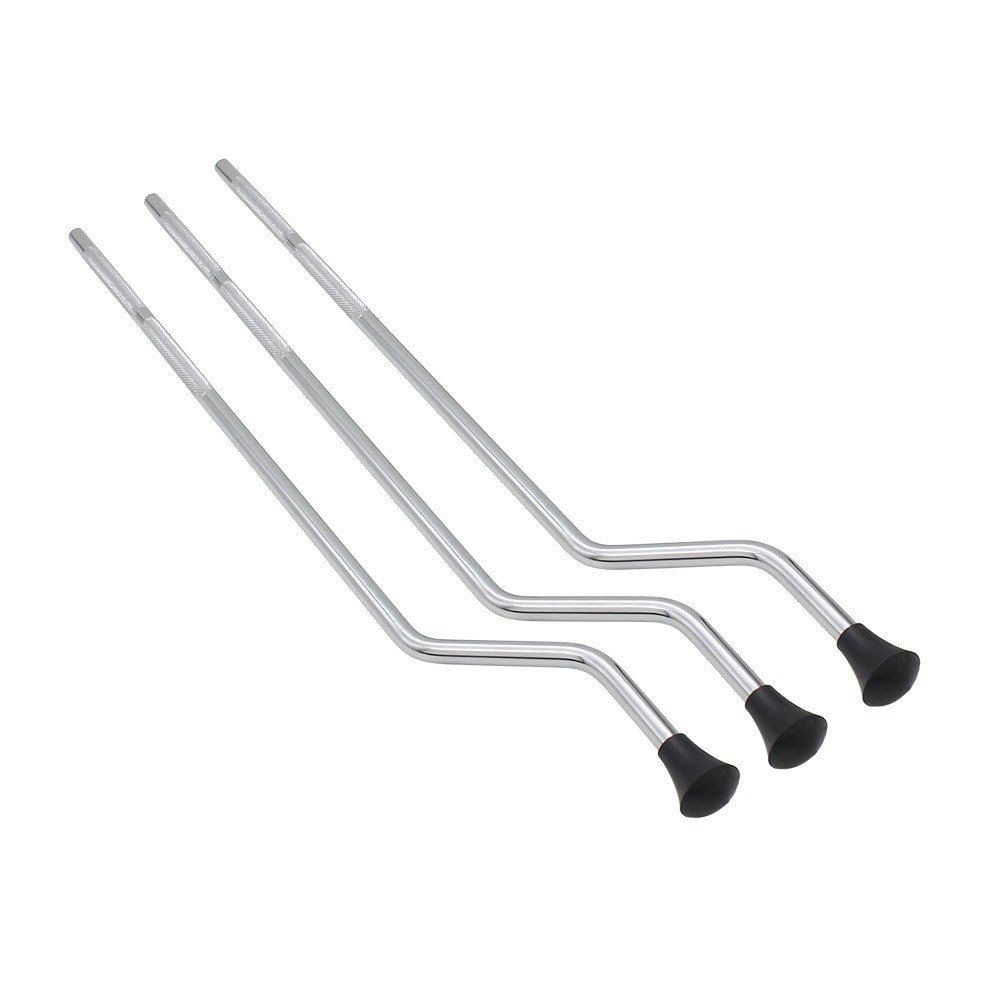 Lot De 3 Pieds De Tom Basse pour Percussions, Pièces De Rechange, Pieds De Support pour Batterie