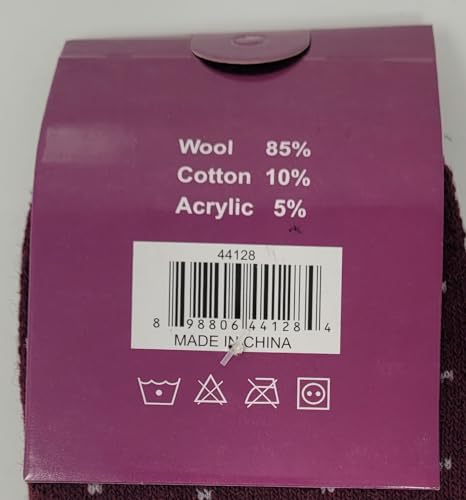 Women's Lamb Wool Socks, Thermal Hiking Winter Boot Warm Crew Socks4