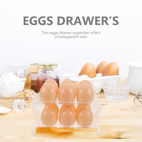 Contenedor resistente a golpes para evitar roturas de huevos en el frigorífico 5
