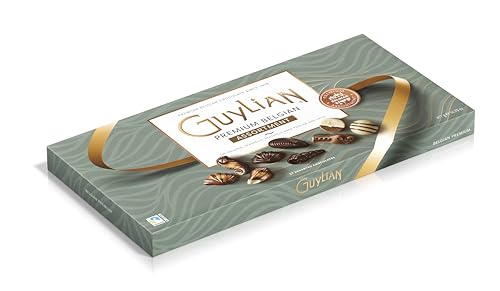 Image of Guylian Easter Chocolate Candy Gift Box by GuyLian, 14.71 oz, 37 Assorted Gourmet Belgian Chocolate Seashells and Praline, Easter Basket Stuffers for Adults, Gifts for Kids