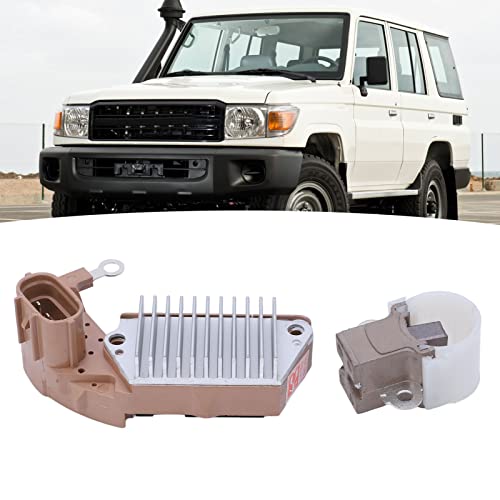 Aramox Alternator Brush Holder Kit, Abs Aluminum Alloy Alternator Voltage Regulator Brush Holder Kit 27700 11070 Replacement For Land Cruiser 4.5L 1993?1997 #TOP2