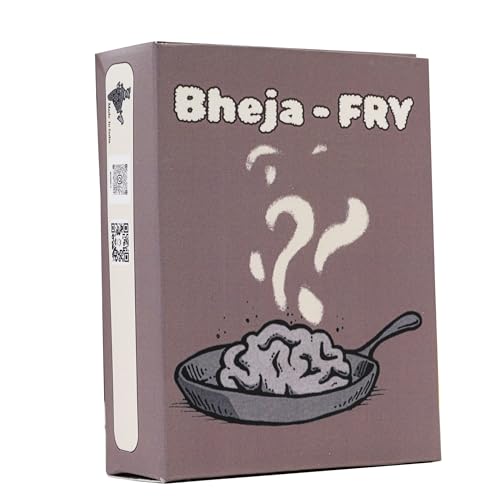 Image of Bheja-Fry Party Card Game for Family, Friends & Office | Funny Lame Jokes Game | 2-8 Players | Age 10+ | Fun Gift & Game Night Entertainment - 55 Cards