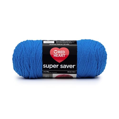 Red Heart Coats Yarn Super Saver Yarn-Blue, Other, Multicoloured, 11.67 x 27.4 x 11.67 cm