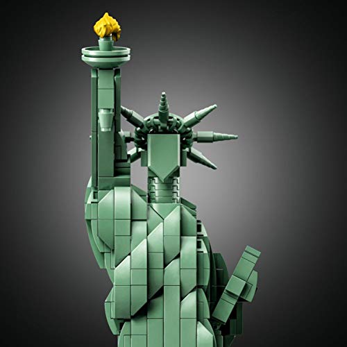 LEGO Architecture Estatua de la Libertad de Nueva York, Maqueta para Construir para Adultos y Adolescentes, Decoración de Casa y Oficina, Idea de Regalo para Hombres y Mujeres 21042