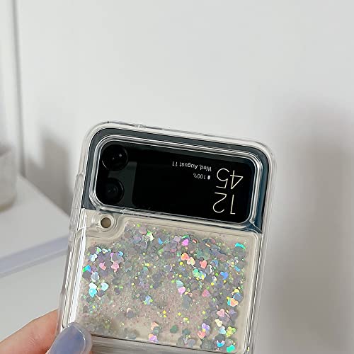 Coque Samsung Galaxy Z Flip 4 cute glitter transparente soft - 7