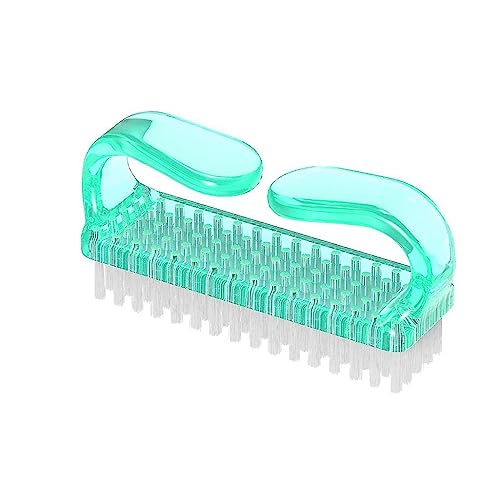 ZAUKY 1PCS Handle Grip Nail Brush Fingernail Cleaner Pedicure Scrub brush with 1PCS Face Pack Brush Combo Tools for Home and Salon (Combo Pack) - Image 2