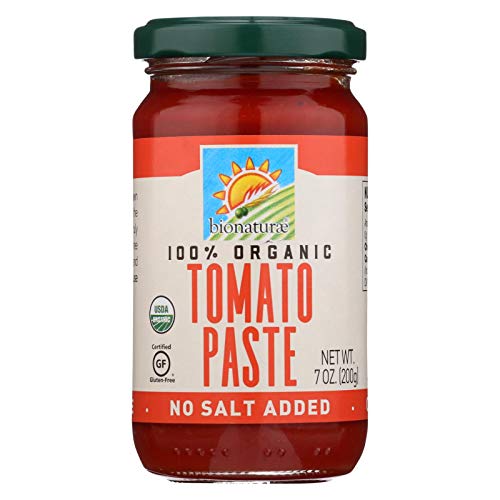 Bionaturae Tomato Paste - Organic - 7 oz - case of 12 - 100% Organic - No Salt Added - Made in Italy
