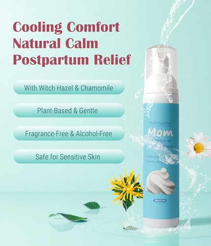 Postpartum Essentials Recovery Kit for Labor & Delivery – Nursing Pads, Peri Bottle, Ice Pack Pad, Postpartum Underwear, Disposable Bed Pads, Perineal Foam, 55 Piece Gift Set - Image 5