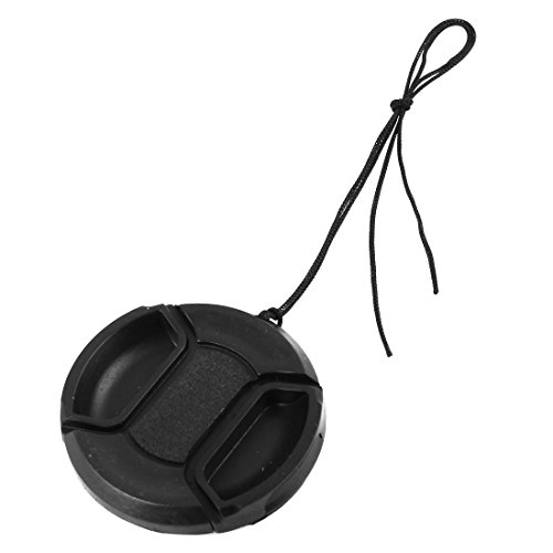 uxcell Univeral Camera 49mm Dia Front Lens Cap Protector Black