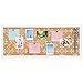 Juvale Decorative Cork Bulletin Boards for Walls (10 x 24 in) - White Frame Pin Board for Office, Bedroom & Room Decor