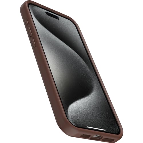 Image of OtterBox iPhone 15 Pro MAX (Only) Symmetry Series Case - Chocolate BAR (Brown), Snaps to MagSafe, Ultra-Sleek, Raised Edges Protect Camera & Screen