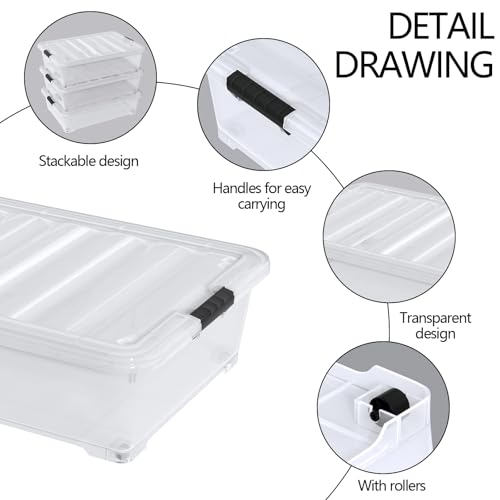 Underbed-Storage-Bins-with-Wheels-20-Qt-Set-of-3-Rolling-Under-Bed-Storage-Containers-for-Home-or-Dorm-Bedrooms-and-Closets-Low-Profile-Wheeled-Latching-Box