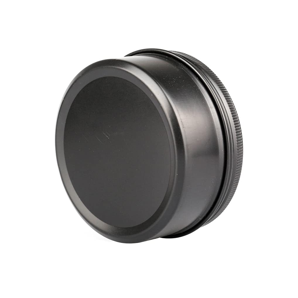 50 Piezas Tarros de Aluminio con Tapa Rosca 150ml, Negro Mate Tarros de Aluminio Vacíos Redondo para Contenedor De Cosméticos Cremas Caja de almacenaje con 5 Espátula y 2 Etiqueta