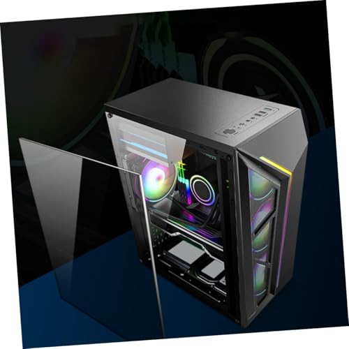 Gabinete de Computadora Torre Completa ATX con Panel Lateral Modificado RGB Led miniatura 2