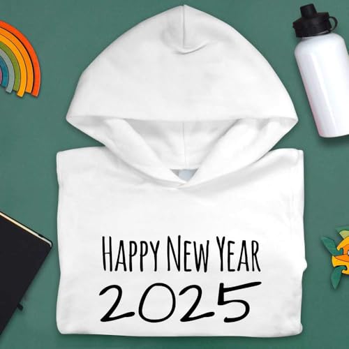 Azeeda 'Happy New Year 2025' Children's Hoodie/Hooded Sweater (KO051348)3