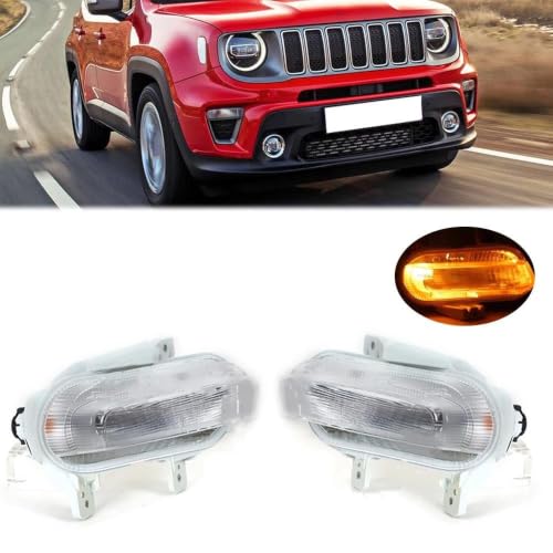 Feux anti-brouillard avant LED étanches pour Jeep Renegade 2020