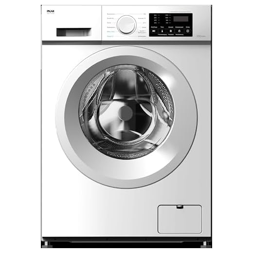PKM WA8-1412AWT Waschmaschine | Weiß | Fassungsvermögen 8kg | 12 Programme |Inverter Motor | AquaStop | Steam Funktion | Energieeffizienzklasse A
