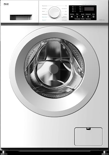 PKM WA8-1412AWT Waschmaschine | Weiß | Fassungsvermögen 8kg | 12 Programme |Inverter Motor | AquaStop | Steam Funktion | Energieeffizienzklasse A