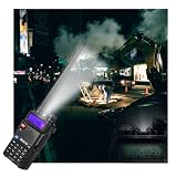 Retevis RT5R Walkie Talkie Professional, Dwuzakresowy Walkie Talkie Dalekiego Zasięgu z Ładowarką USB, Krótkofalówka 128 Kanałów VOX FM Radio Alarm Awaryjny Magazynu, Polowanie, Nagły (Czarny, 2 Szt)
