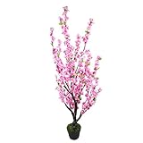 planta junco artificial Recomendamos que este árbol sea para uso interior solo debido a las flores de seda. Se puede utilizar en el exterior si está protegido de condiciones climáticas extremas.