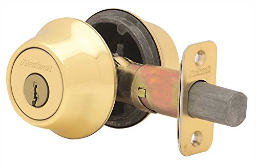 Kwikset 665 Double Cylinder Deadbolt in Polished Brass