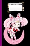  Sailor Chibi Moon: Composition Notebook 100 Lined Pages 6x9 Notebook • Writing Journal • Diary • Notepad ( V5)