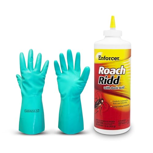 Gnomulas Ridd Refined and Enforcer Roach Ridd Powder - 16oz Indoor Roach, Ant, and ...