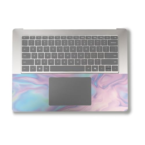 Image of Laptop Skin Compatible with Alienware M18 R2 (2024) - Pastel Wave - Premium 3M Vinyl Protective Wrap Decal Cover - Easy to Apply | Crafted in The USA by MightySkins