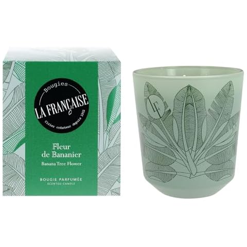 Bougies La Francaise Banana Tree Flower Candle Cover