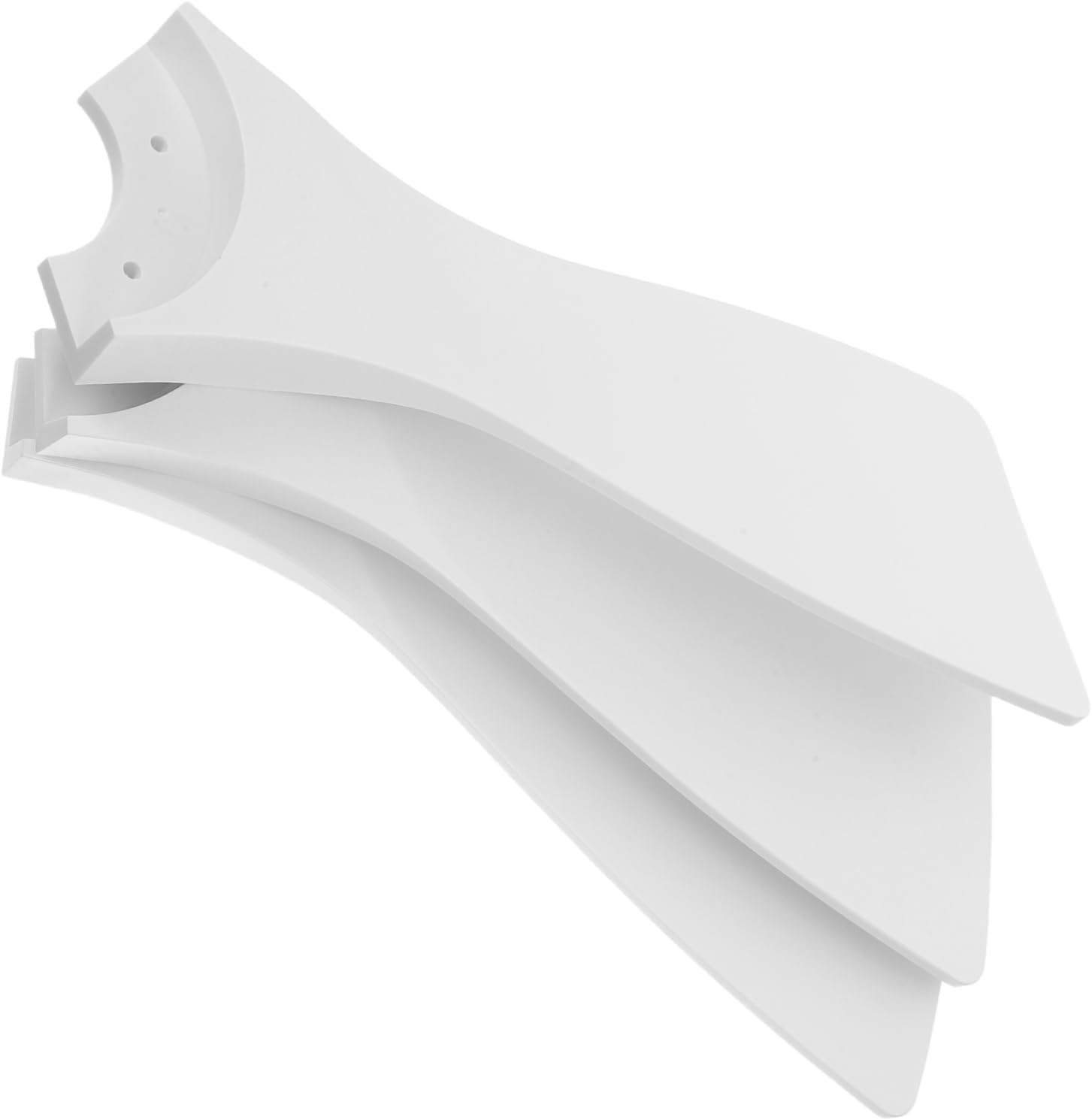 3pcs Plastic Ceiling Fan Blades for Traditional Replacement for Living Room Bedroom and Office Efficient Airflow and User-friendly Installation